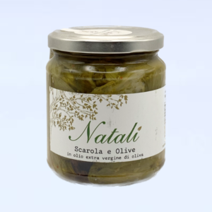 Scarola e olive sott'olio